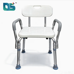 Silla de Baño Económica y Cómoda de Aleación de Aluminio <span class=keywords><strong>para</strong></span> <span class=keywords><strong>Personas</strong></span> Mayores o <span class=keywords><strong>con</strong></span> <span class=keywords><strong>Discapacidad</strong></span>, <span class=keywords><strong>con</strong></span> Patas Desmontables Rápidamente y Altura Ajustable <span class=keywords><strong>para</strong></span> Hospital - Product Image 2