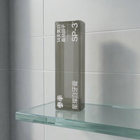 Boîte pliante en plastique PET transparente personnalisée, boîte d'emballage rectangulaire en PET transparent pour tube de dentifrice, soins bucco-dentaires, impression de logo personnalisée