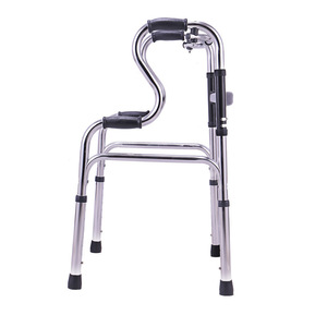 Ten Thousand People Health And Fitness <b>Walker</b> Aluminum Alloy Four Legs With Wheels For Seniors Walking Aid - Product Image 4