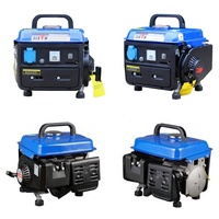 Bison 650w 220 volt Piccolo Portatile A Benzina Mini Generatore A Benzina 12v dc