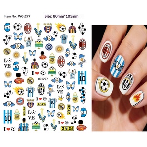 Adesivi per Unghie Evento Calcistico 2026, Decalcomanie Bandiera Nazionale per USA Canada Messico, Regalo per Tifose del Torneo di <span class=keywords><strong>Calcio</strong></span> - Product Image 3