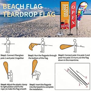 Bandera de Lágrima Resistente a la Intemperie de Alta Visibilidad con Temática de Acción de Gracias, Personalizada para las Ventas de Acción de Gracias - Product Image 6