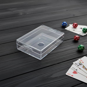 Boîte de rangement en plastique <span class=keywords><strong>PS</strong></span> transparent recyclable pour cartes de jeu de <span class=keywords><strong>bridge</strong></span> (58x88mm) - Product Image 3