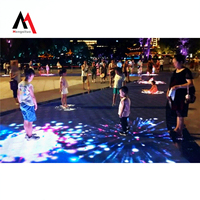 MST-juego activo inteligente para interiores, baldosa interactiva con pantalla led P2.5, diseño personalizado