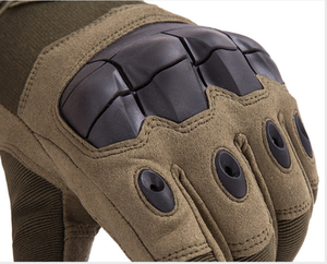 Guantes Tácticos Deportivos HBTG01 Color Caqui, con Pantalla Táctil, Nudillos Reforzados de Goma, Dedos Completos, Transpirables y Suaves al Tacto - Product Image 6