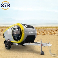 Mini remorque camping-car personnalisable certifiée CE écologique 2024 Teardrop RV à vendre