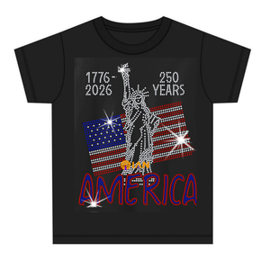 Transferencia de Diamantes de Imitación con Diseño 'Freedom Vibes America 250 Años' para el 4 de Julio, Decoración Americana para Camisetas - Product Image 6