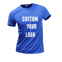 Impression personnalisée de t-shirts 100% coton, 180 grammes, t-shirts de travail pour hommes, logo de votre propre marque, étiquette promotionnelle, t-shirts personnalisés