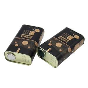 Latas Rectangulares de 1L para Aceite Comestible, Impresas en Offset a Color, con Superficie Lacada, para Envasado de Aceite de Oliva (Logotipo Personalizado) - Product Image 5