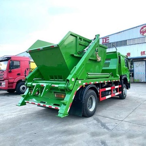 Camion benne basculante SINO TRUCK HOWO 10 m³ à bras articulé pour déchets, fabriqué en Chine, à vendre - Product Image 1
