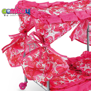 Meubles pour enfants, jouets de bébé en fer, de couleur rose, <span class=keywords><strong>lit</strong></span> de poupée - Product Image 4