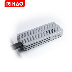 Rihao Thunderbolt 5 penutup Ssd 80Gbps Thunderbolt kompatibel 5/4/<span class=keywords><strong>3</strong></span>/USB4 Solid State Drive <span class=keywords><strong>Box</strong></span> eksternal Mac Hdd - Product Image 1