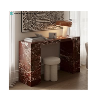 YDSTONE Table console en pierre de comptoir en marbre naturel personnalisé Table d'entrée Pierre de marbre