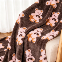 Couverture Sherpa Jacquard Cationique Personnalisée Intégrale, Simple Couche, 100% Polyester Doux pour Enfants et Adultes, Idéale comme Cadeau
