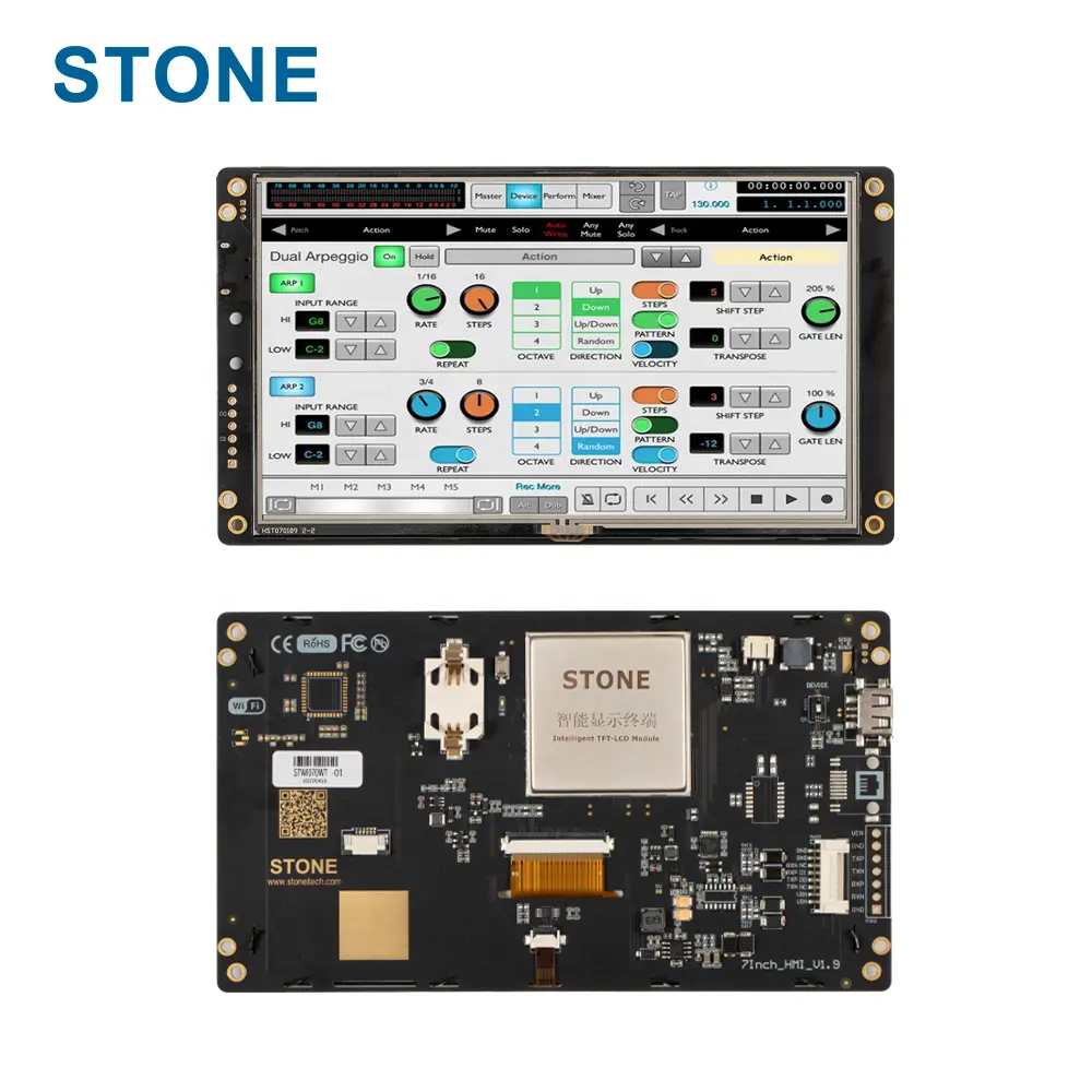 STONE HMI UART TFT LCD Display Module 3.5"/4.3"/5.0"/5.6"/7"/8"/10.1"/10.4"/12.1"/15.1"INCH For Industrial Screen with RS232/TTL