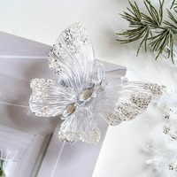 Personnalisable Transparent Joyeux Noël Arbre Ornement En Plastique Chambre Décoration Pendentif Sublimation Noël Figurines & Jouets