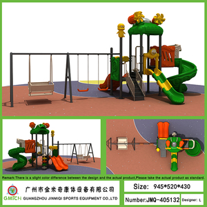 Nhà máy cho trẻ em sân chơi ngoài trời nhỏ trượt đu đặt sân vườn sân chơi nhựa trẻ em sân chơi thiết bị ngoài trời - Product Image 4