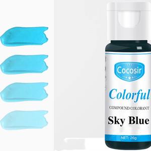 Corantes em Gel Comestíveis de Grau Alimentício Solúveis em Água para Bolos <span class=keywords><strong>26</strong></span> g - Product Image 1