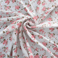 Usine En Gros Africain Polyester Disperse Imprimé Tissu 100% Polyester Fleur Conception Imprimé Tissu Tissu pour Textile À La Maison