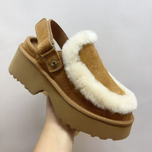 Pantoufles pour femmes de haute qualité de marque Designer, pantoufles en fausse fourrure, pantoufles douces en fourrure tendance pour femmes, pantoufles sexy en peluche pour femmes - Product Image 1