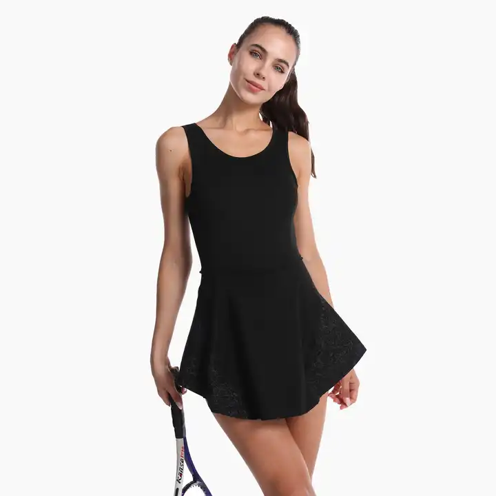 workout golf dress built-in with bra