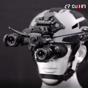 Gen2+/3 Baş Üstü FOV 50 FOM1800+ P43/P45 IIT Görüntü Güçlendirici Beyaz / Yeşil Fosforlu Gece Görüş Dürbünü PVS 31 - Product Image 6