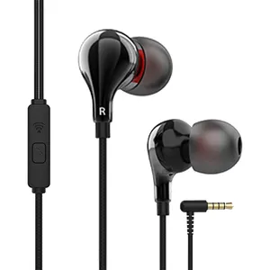 공장 도매 가격 1.2m 핸즈프리베이스 사용자 정의 3.5mm 헤드셋 귀에 유선 이어폰 마이크 S603