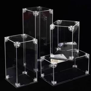 Vitrine acrylique personnalisée pour collection boîte de présentation transparente en <span class=keywords><strong>forme</strong></span> de rectangle pour poupée modèle de figurine <span class=keywords><strong>Lego</strong></span> assemblée en usine - Product Image 1
