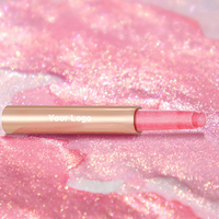 Marque privée Logo personnalisé Nouvelle texture Baume à lèvres végétalien Baume à lèvres hydratant rose