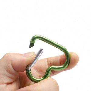 คลิปหนีบรูปหัวใจ - พวงกุญแจอะลูมิเนียมอัลลอยด์ทนทานสำหรับกระเป๋าเป้สะพายหลัง ของขวัญ และอุปกรณ์กลางแจ้ง - Product Image 3