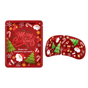Nouveautés Noël : Masques oculaires jetables chauffants pour soulager la fatigue, réduire les cernes et favoriser le sommeil – Idéal pour les voyages et la relaxation. - Product Image 1