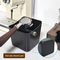 Boîte à café à bec incliné ergonomique, anti-éclaboussures, pour le vidage des résidus de café, accessoires pour barista, outils pour machine à café