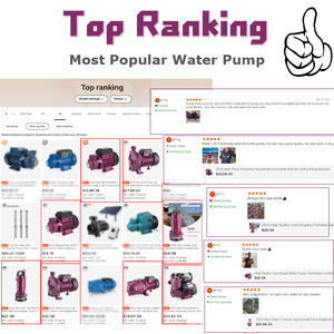 2025 meilleure qualité moteur électrique qb 60 0.5hp périphérique pompe à eau spécifications - Product Image 6