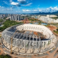 Edificio de Acero Prefabricado Ecológico para Estadios, Gimnasio Deportivo Modular, Cancha de Bádminton y Tenis con Recubrimiento Epóxico de Alta Calidad