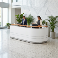 Comptoirs de réception modernes en bois pour bureaux, salons de beauté, hôtels, hôpitaux – Mobilier de luxe sur mesure en gros