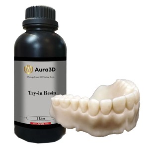 Aura3D ลองฟันปลอมเรซินฐานยืดหยุ่นวัสดุเรซินฟันปลอม - Product Image 1