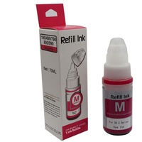 Recharge Premium YunLi GI490 compatible 135 ml Cyan/Jaune/Magenta + 70 ml Noir à base d'eau pour Pixma G3411/G2410/G2411