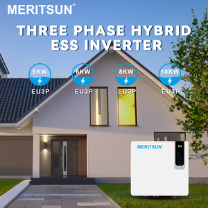Meritsun <b>48V</b> 15kw MPPT Pure Sine Wave on off Grid Solar Split Phase Hybrid for Lithium <b>Battery</b> - Product Image 4