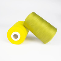 Fil à coudre teint 100 % polyester haute ténacité de qualité supérieure, certifié OEKO, avec emballage personnalisé et poids ajustable