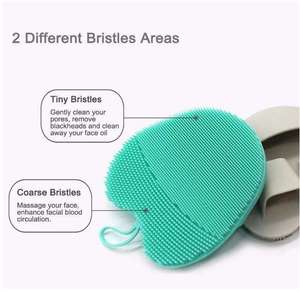 Xách Tay <span class=keywords><strong>Silicone</strong></span> Rửa Mặt Bàn Chải <span class=keywords><strong>Silicone</strong></span> Sữa Rửa Mặt Cấp Thực Phẩm Làm Sạch Bàn Chải Da Mặt Scrubber Làm Sạch Bàn Chải - Product Image 4