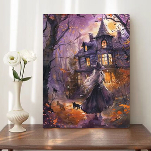 CHENISTORY <span class=keywords><strong>Casa</strong></span> di Halloween pittura Diy da numeri per adulti <span class=keywords><strong>su</strong></span> tela moderna arte della <span class=keywords><strong>parete</strong></span> numeri di immagine - Product Image 3