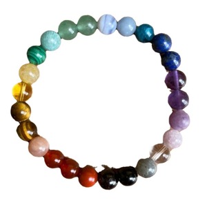 7 <b>Chakras</b> Natural Stone Beaded <b>Bracelet</b> For Meditation Energy Balance And Well Being Unisex Bohemia Style - Product Image 5