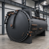 Autoclave Compuesto AS9100 NADCAP para Fabricación de Radomes con Sistema de Control PLC Redundante AMS2750F