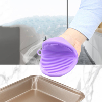 Gants de cuisine en silicone, pinces de cuisine, protège-doigts, support de casserole pour la cuisine, la cuisson, le barbecue, gants résistants à la chaleur