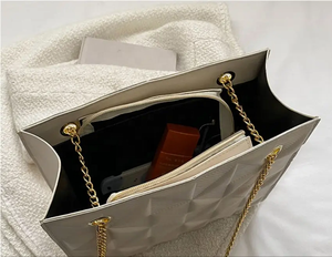 Vente en gros Nouveau sac à bandoulière mode grande capacité en cuir PU fourre-tout de luxe sac à main pour femmes