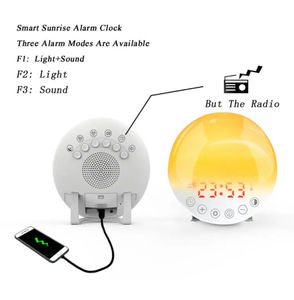Despertador Inteligente con Luz, Pantalla Digital, Lámpara Nocturna LED para Dormitorio con Radio FM - Product Image 5