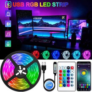 Bande lumineuse <span class=keywords><strong>LED</strong></span> USB Blue tooth RGB 5V <span class=keywords><strong>LED</strong></span> RGB Lights Flexible <span class=keywords><strong>LED</strong></span> Lamp Tape Ribbon RGB TV Desktop Screen BackLight Diode Tape - Product Image 6