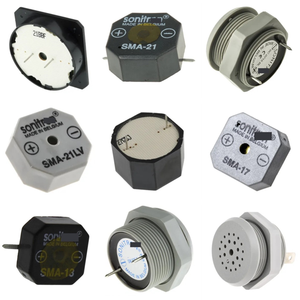 SC235A 73dB <strong>buzzer</strong>, panel mounted, internal drive, maximum 2.875kHz, 36.5 x 26mm - Product Image 5