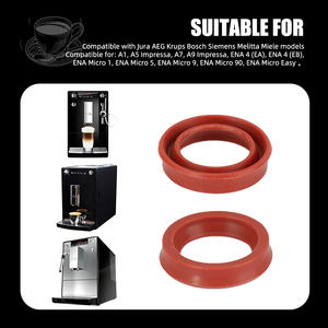 500 Uds sello de pistón para máquina de café Compatible con Jura AEG Krups <span class=keywords><strong>Bosch</strong></span> Siemens Melitta Miele reemplazo de modelos de café - Product Image 4