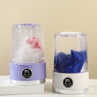 Mini machine à laver portable 1L, rechargeable par USB, pliable, drainage par gravité, pour sous-vêtements, vêtements de bébé, extérieur, hôtel, voyage, maison